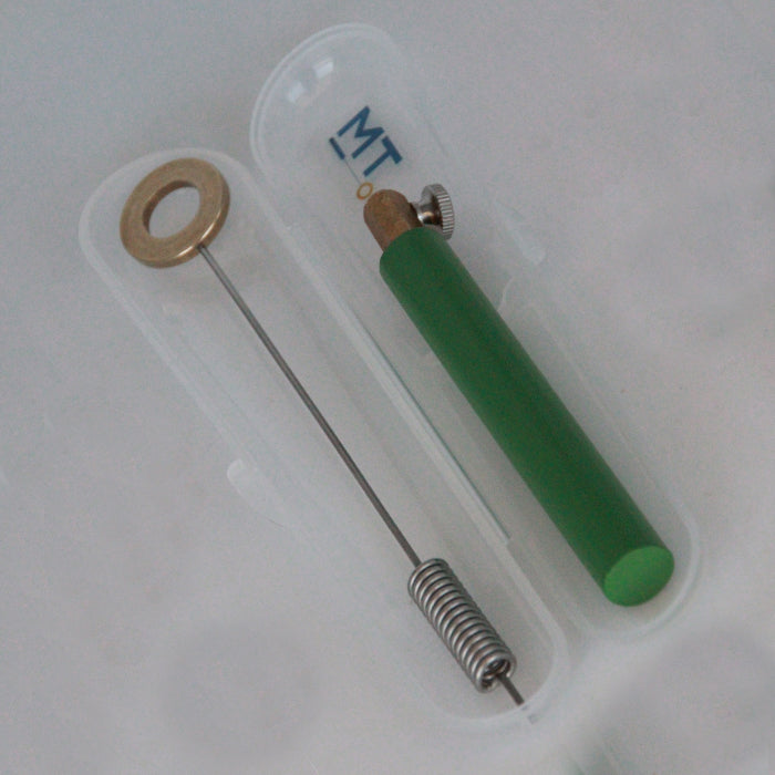 Biotensor Rod MT Biotensor | Mini Dark Green Handle, Spring Rod and Brass Ring – MT ...