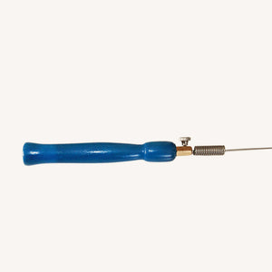 Blue Wave Ring, Spring Rod, Wooden Handle Biotensor
