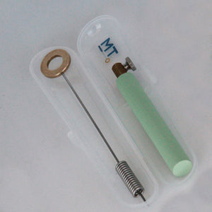 Mini Biotensor - 27cm Bio-tensor with a Green Handle, Spring Rod and Brass Ring