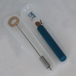 Mini Biotensor - 27cm Bio-tensor with a Blue Handle, Spring Rod and Brass Ring