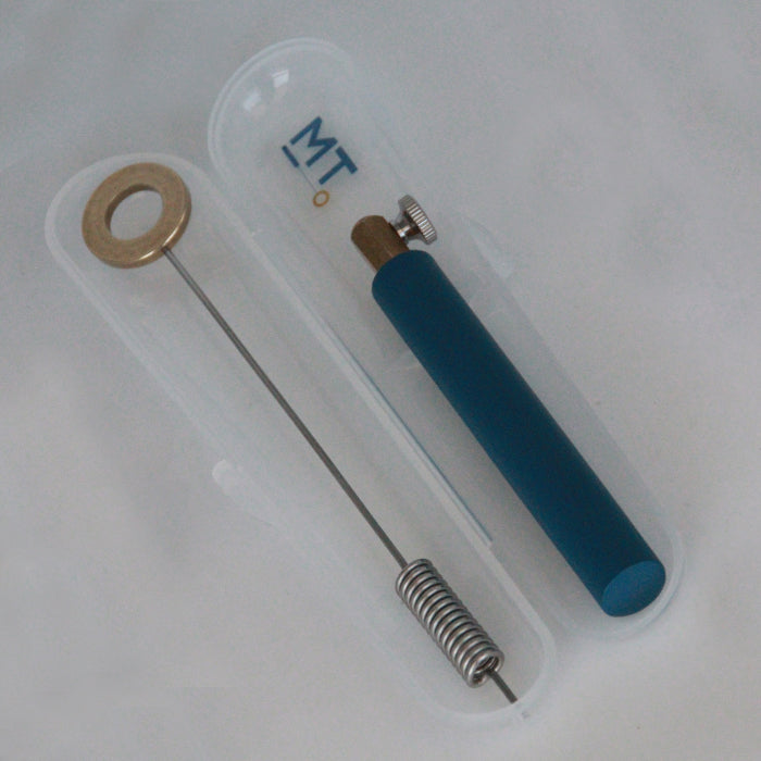 Mini Biotensor - 27cm Bio-tensor with a Blue Handle, Spring Rod and Brass Ring