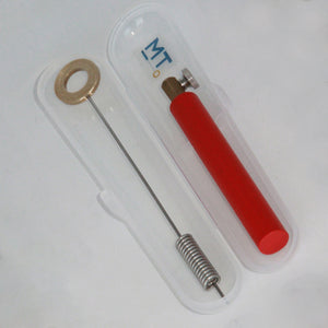 Mini Biotensor - 27cm Bio-tensor with a Red Handle, Spring Rod and Brass Ring