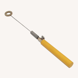 Mini Biotensor - 27cm Bio-tensor with a Yellow Handle, Spring Rod and Brass Ring
