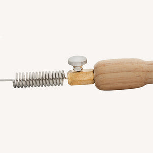 Wooden Grip with Spring Rod - MT Bio-Tensor: Energy Level Tester
